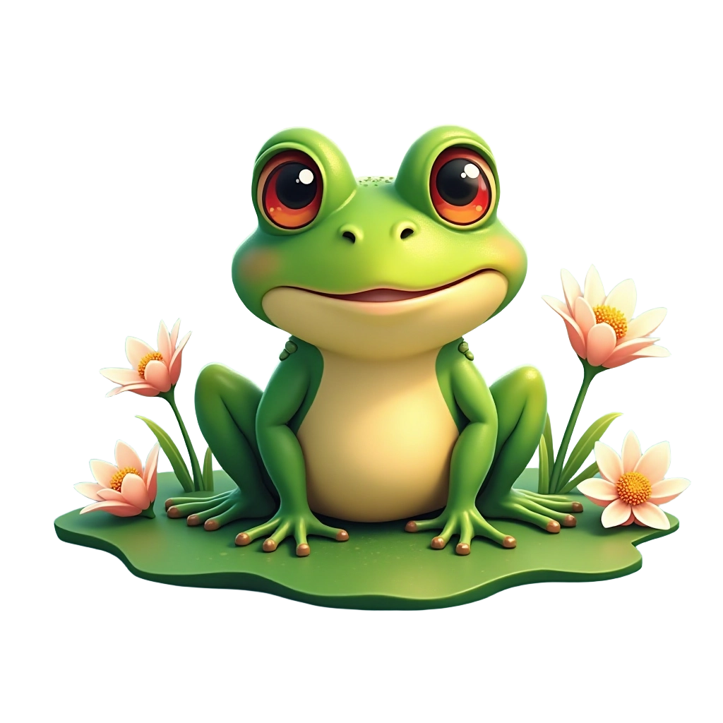 Frog on a Lily Pad